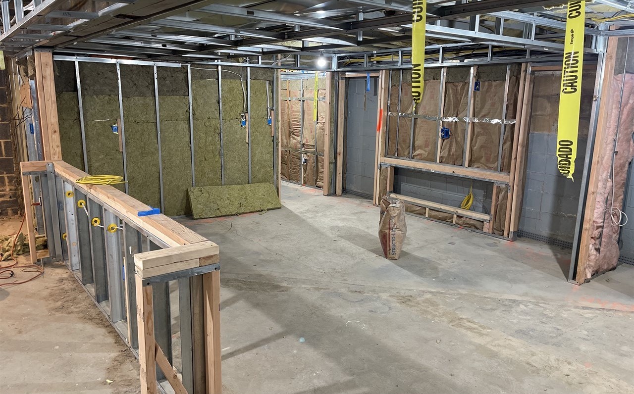 Unfinished Basement Concrete Before
